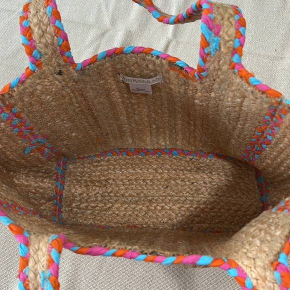 Shiraleah Liv Jute Tote Bag NWOT - Picture 6 of 6